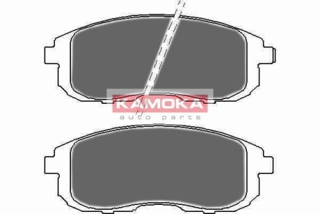 Комплект тормозных колодок, дисковый тормоз - KAMOKA JQ1018224