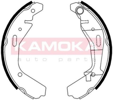 Комплект тормозных колодок - (4706836, 5320084E00, 5320086G00) KAMOKA JQ202057