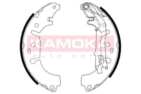 Комплект тормозных колодок - KAMOKA JQ202058