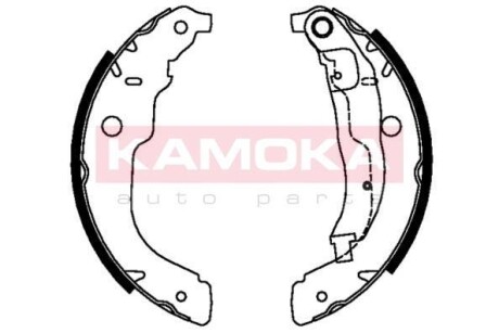 Комплект тормозных колодок - (4241N3, 424220) KAMOKA JQ202061