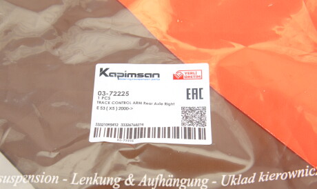 Фото 2 - Рычаг KAPIMSAN 03-72225 (0372225)