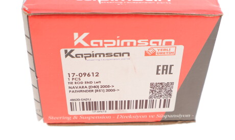 Фото 3 - Рульовий наконечник KAPIMSAN 17-09612 (1709612)