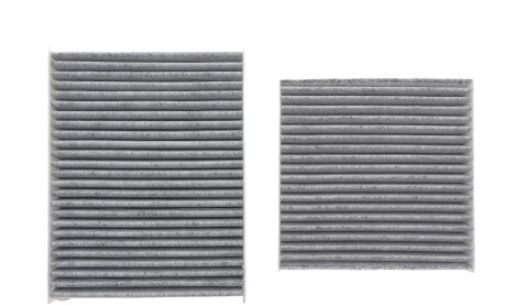 Фільтр салону Citroen C3 09-/C4 Cactus/Peugeot 2008 13-/207 06-15/208 12- (к-кт 2шт.) (вугільний) - KAVO FCA-10184C