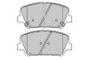 PARTS HYUNDAI Комплект гальмівних колодок i30 (GD) 1.4 CRDi 12-, KIA CEED (JD) 1.4 CVVT 12-18 - (58101A6A70, 58101A7A20) KAVO KBP-3060 (фото 1)