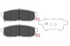 Комплект тормозных колодок, дисковый тормоз - (ley42643z, ley42643za, ley42648z) KAVO KBP-4555 (фото 1)