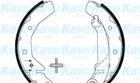 Комлект тормозных накладок - (96268686) KAVO KBS-1407