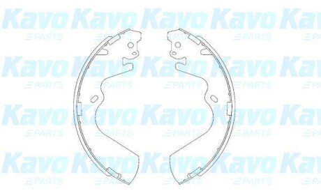 Комплект тормозных колодок - (583054AA00, S2000102, S2351601A) KAVO KBS-3403