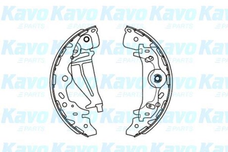 Комплект тормозных колодок - (4882059, 001889S, 0K56A2638ZA) KAVO KBS-3405