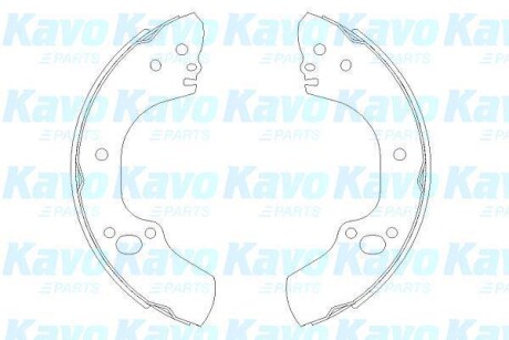 Комлект тормозных накладок - KAVO KBS-3905