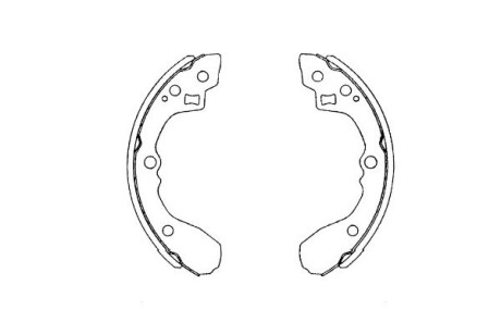 Комлект тормозных накладок - (0K20126382, 0K2012638Z, 0K2012638ZA) KAVO KBS-4406