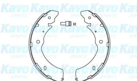 Комлект тормозных накладок - (4600A106, 4600A122, 8979478020) KAVO KBS-6407