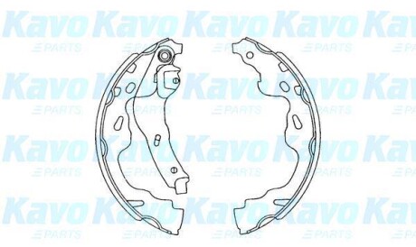 Комплект тормозных колодок - (044950D020) KAVO KBS-9905