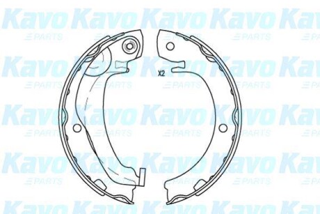 Комплект гальмівних колодок - ((044950F020)) KAVO KBS-9924