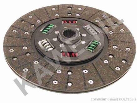 Диск зчеплення органічний (280мм повний профіль) RENAULT 461, 462, 498, 551, 551-4, 551-4 S, 551S, 556, 556 S, 581-4, 601-4, 651, 651 S, 651-4, 651-4 S, 652, 656, 656 S, 91, 92, 94, 98 - KAWE 2141