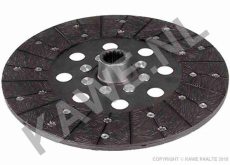 Диск зчеплення органічний (280мм повний профіль) CASE IH 1046, 946, 946 A - KAWE 2315