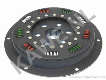 Демпфер обертових коливань (діаметр: 275мм, кількість зубів: 26 шт 1.5/8" (41,27mm)) MASSEY FERGUSON 3050, 3060, 3065, 3075, 3085, 6120, 6130, 6140, 6150, 6160, 6235, 6245, 6255, 6260, 6265 - KAWE 2920N