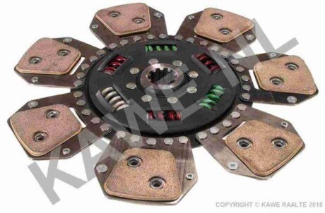 Диск зчеплення керамічний (310мм кількість плавників: 7) CASE IH 100, 80, 90 MC CORMICK C 100, C 80, C 90, CX 100, CX 105, CX 80, CX 85, CX 90, CX 95 - KAWE 3443