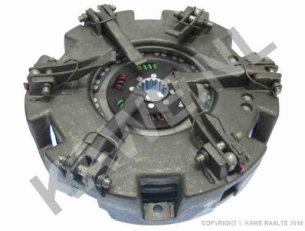 Вижимний диск зчеплення (330мм) LANDINI 10000, 10000 S, 12500, 12500 DT, 13000, 13000 DT, 14500 MASSEY FERGUSON 1014, 1024, 1114, 1134 - KAWE 8133