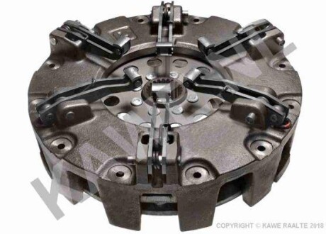 Вижимний диск зчеплення (280мм) CASE IH 523, 553, 554, 564, 624, 644, 654, 724, 724 A, 724 XL, 724 XLA, 734, 734 XL, 734 XLA, 743, 743 XL, 743 XLA, 744, 744 XL, 744 XLA, 745, 745 S, 745 XL - KAWE 8148