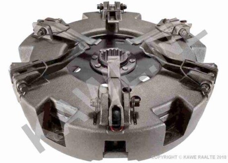 Вижимний диск зчеплення (330мм) RENAULT 106-54, 106-54 TL, 106-54 TM, 106-54 TS, 110-54 TA, 110-54 TE, 110-54 TS, 110-54 TX, 110-54 TZ, 120-54 TA, 120-54 TE, 120-54 TS, 120-54 TX, 120-54 TZ - KAWE 8157