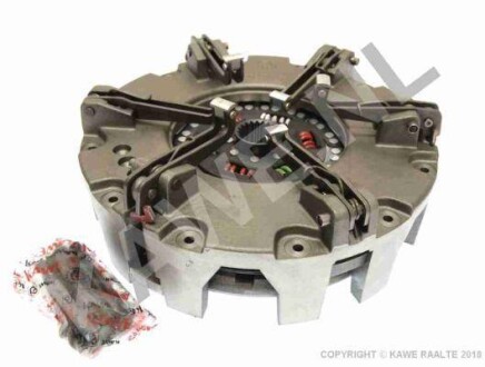 Вижимний диск зчеплення (310мм) DEUTZ FAHR DX 4.31 4WD, DX 4.51 4WD, DX 4.56, DX 6.06, DX 6.16, DX 4.47, DX 4.57, DX 6.07, DX 6.17, 110, 120, 4.10, 4.30, 4.31, 4.50, 4.51, 4.57, 4.70, 6.05, 6.10 - KAWE 8310