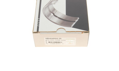 Фото 2 - Вкладиші корінні King MB4049SI0.25 (MB4049SI025)