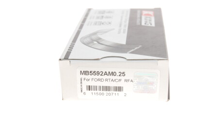 Фото 6 - Вкладыши коренные King MB5592AM0.25 (MB5592AM025)