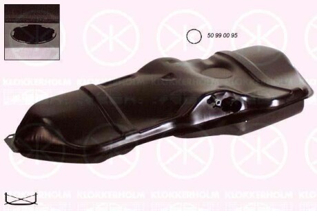 Паливний бак - KLOKKERHOLM 5049008