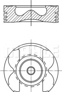 Поршень - Knecht / Mahle 001 36 00