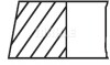 Комплект поршневих кілець - Knecht / Mahle 007RS001500N2 (фото 2)