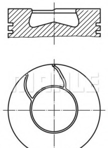 Поршень - Knecht / Mahle 008 41 00