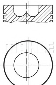 Поршень - Knecht / Mahle 009 89 02 (фото 1)