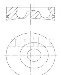 Поршень - Knecht / Mahle 0102700