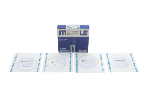 Фото 2 - Кільця поршневі Knecht / Mahle 011 08 N2 (01108N2)