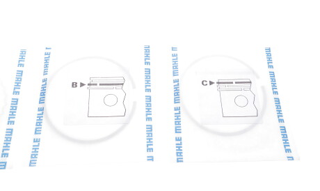 Фото 2 - Кільця поршневі Knecht / Mahle 011 58 N1 (01158N1)