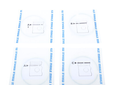 Фото 2 - Кольца поршневые Knecht / Mahle 011 69 N0 (01169N0)