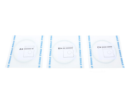 Фото 2 - Кольца поршневые Knecht / Mahle 012 08 N0