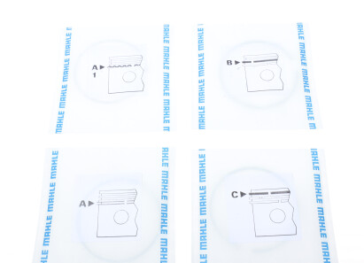 Фото 3 - Кольца поршневые Knecht / Mahle 012 18 N0 (01218N0)