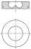 Поршень - ((1369691, 1369693, 1369695, 4C1Q6K100ACE, 4C1Q6K100ABE)) Knecht / Mahle 013PI00107000 (фото 1)