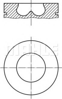 Поршень - Knecht / Mahle 013PI00107002