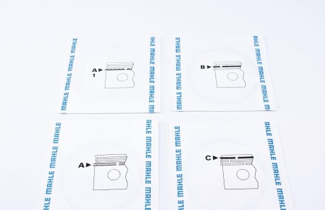 Фото 2 - Кільця поршневі Knecht / Mahle 015 68 N2 (01568N2)