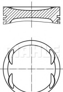 Поршень - Knecht / Mahle 015 76 02