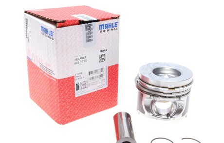 Поршень з кільцями RENAULT 76,50 K9K 1,5TD d26 (Mahle) - Knecht / Mahle 022 01 02