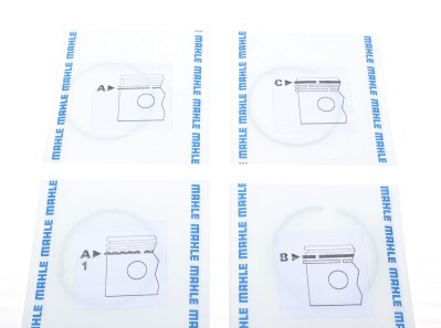 Фото 3 - Кольца поршневые Knecht / Mahle 022 04 N0 (02204N0)