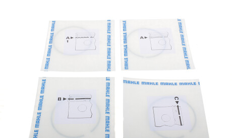 Фото 2 - Кольца поршневые Knecht / Mahle 02216N0