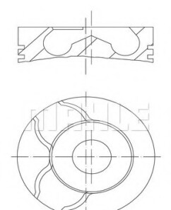 Поршень - (8200221543) Knecht / Mahle 022 21 00