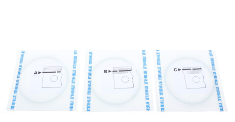 Фото 2 - Кольца поршневые Knecht / Mahle 022 26 N0 (02226N0)