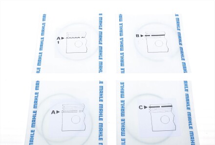 Фото 2 - Кільця поршневі Knecht / Mahle 028 01 N0 (02801N0)