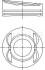 Поршень - ((022107065L, 022107065AB)) Knecht / Mahle 0280500 (фото 1)