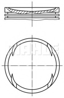 Поршень - Knecht / Mahle 028PI00120002